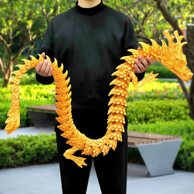Aquarium Plant Display - 3D Printed Conjoined Dragon Ornaments, Movable