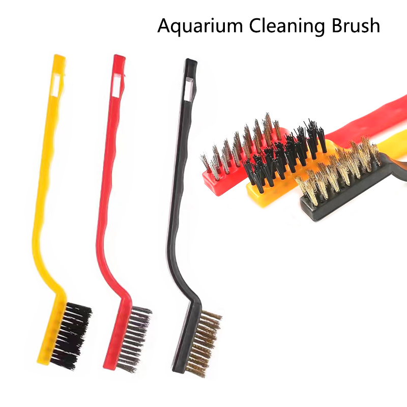 Planted Aquarium Cleaning - 15cm Steel Wire Brush Aquarium Algae