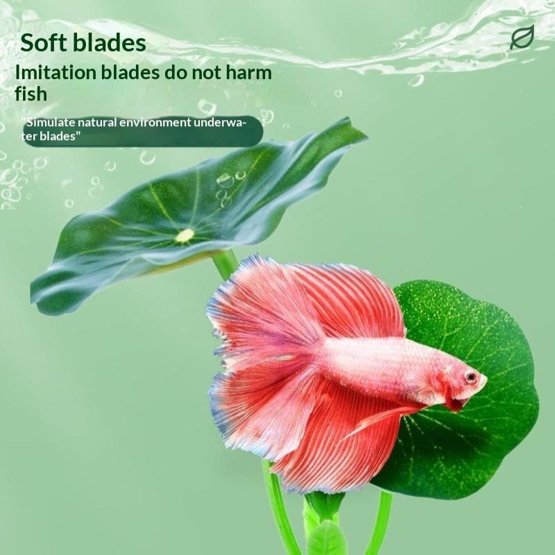 Planted Aquarium For Betta - 1Pc Green Leaf Betta Fish Hammock