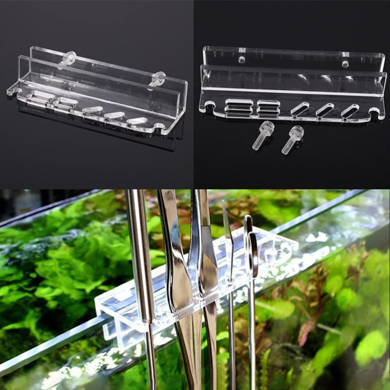 Planted Aquarium Maintenance - Aquarium Plant Tools Storage Rack Acrylic