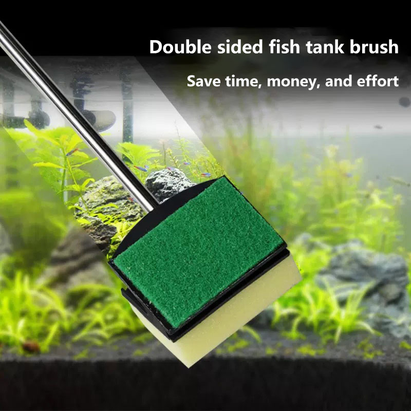 Planted Aquarium Algae Remover - @*Aquarium Fish Tank Glass Plant Cleaning