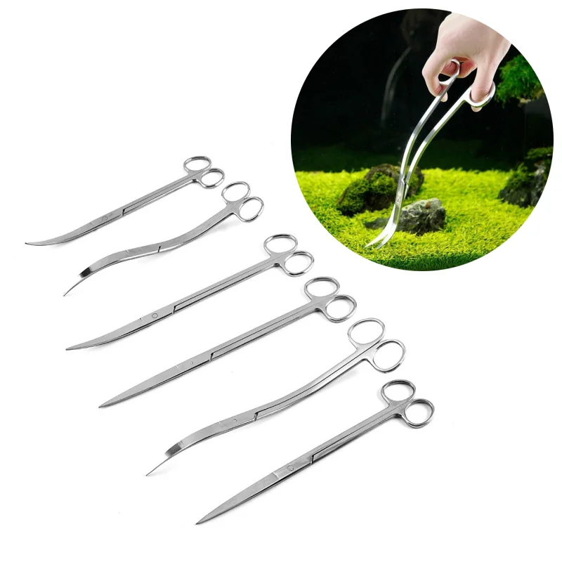 Planted Aquarium Tool Kit - Aquarium Scissor Tools Fish Tank Tweezer