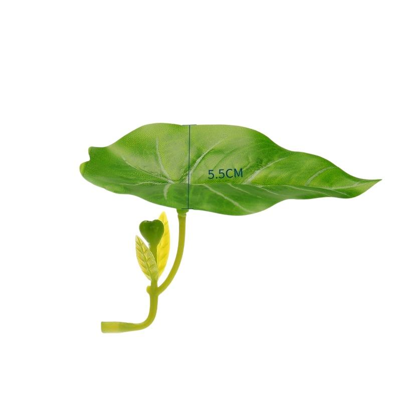 Planted Aquarium For Betta - 1Pc Green Leaf Betta Hammock Aquarium