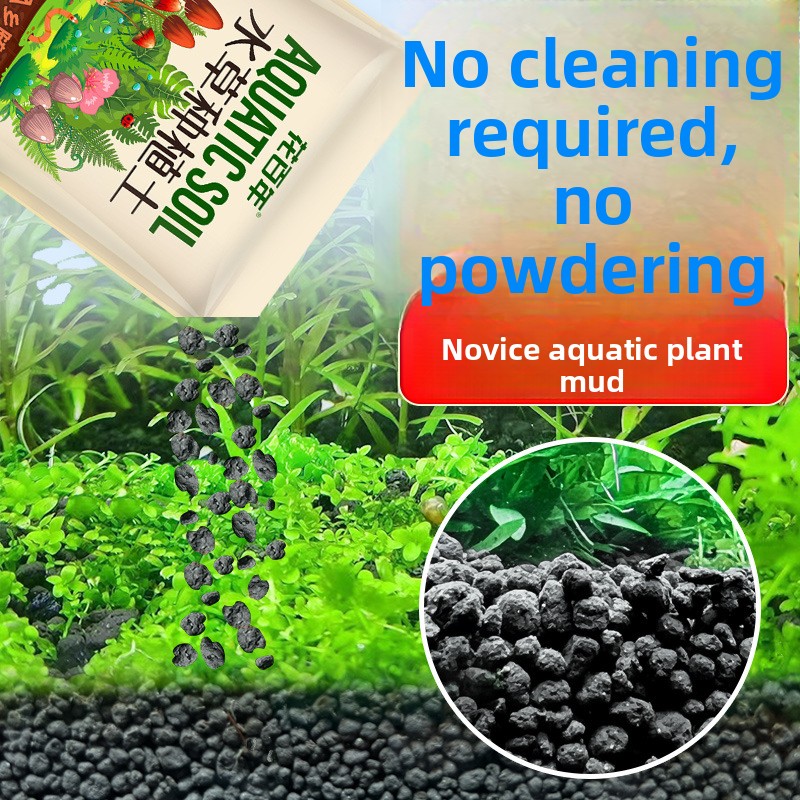 Aquarium Plant Gravel - Aquarium Soil Substrate - Non-Fading Planted