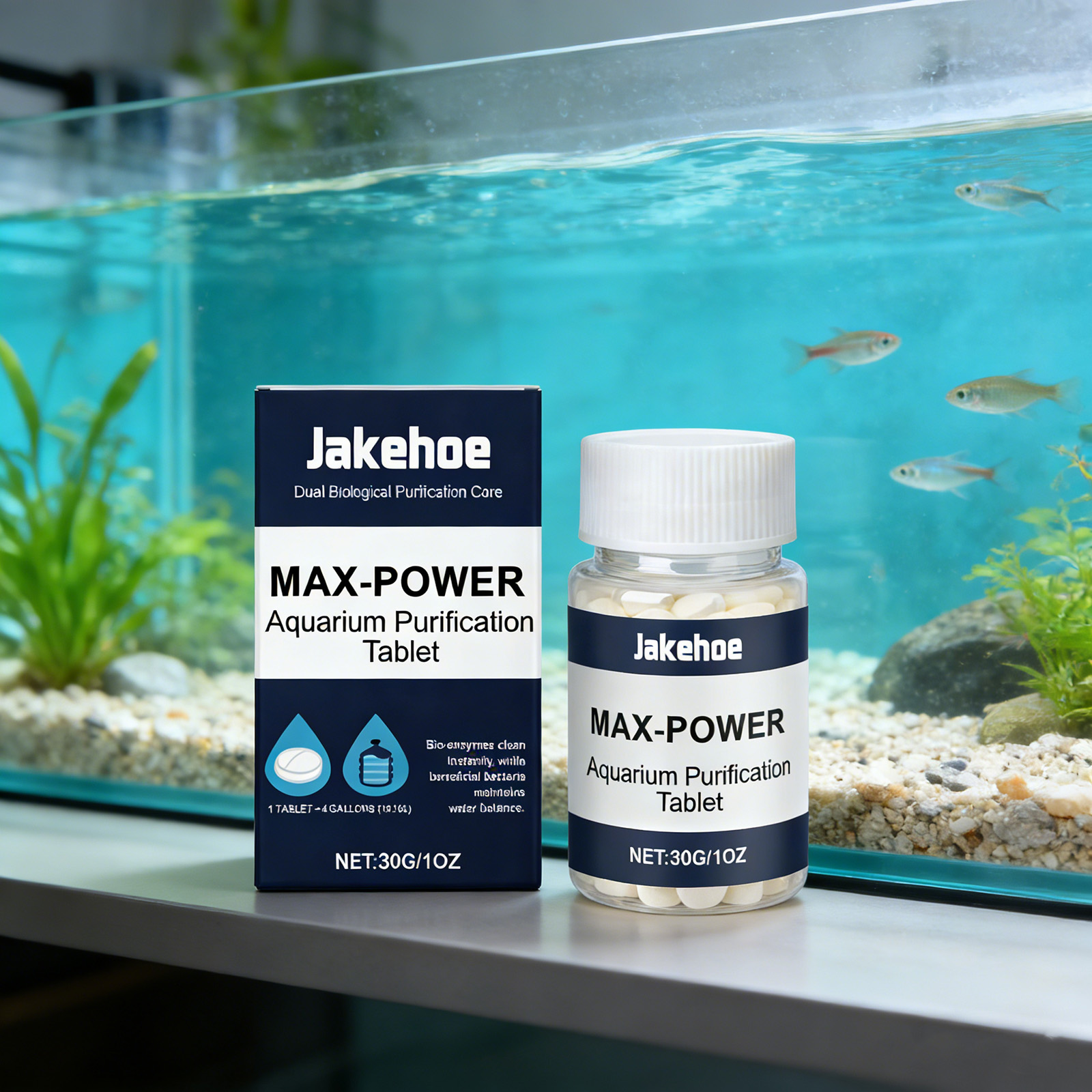 Planted Aquarium Algae Remover - Algae Remover Tablets for Aquarium Clear