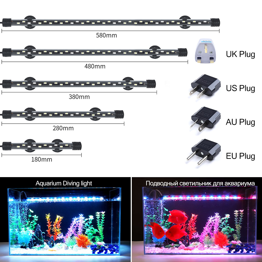 Planted Aquarium Pendant Light - 90-260V Aquarium Light LED Waterproof Fish