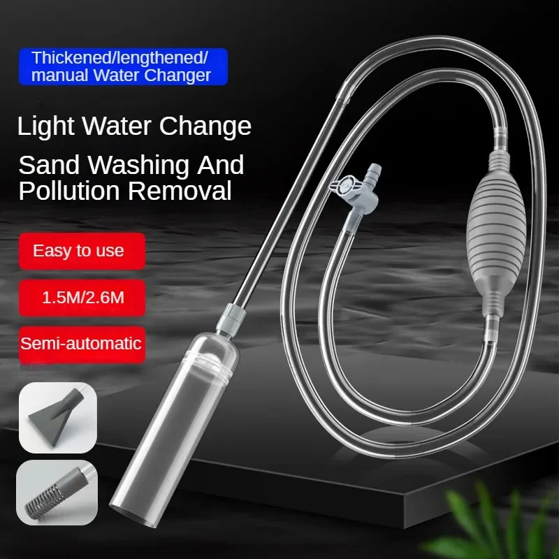 Planted Aquarium Tool Kit - New Fish Tank Water Changer, Sand