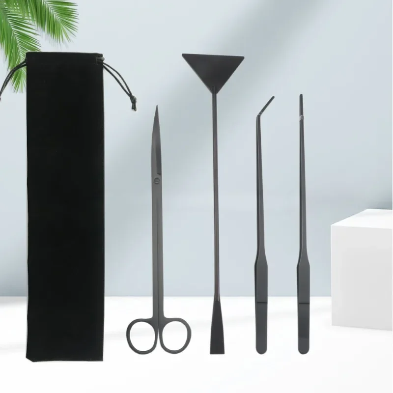 Planted Aquarium Tool Kit - Water Grass Scissors Set Four Pieces