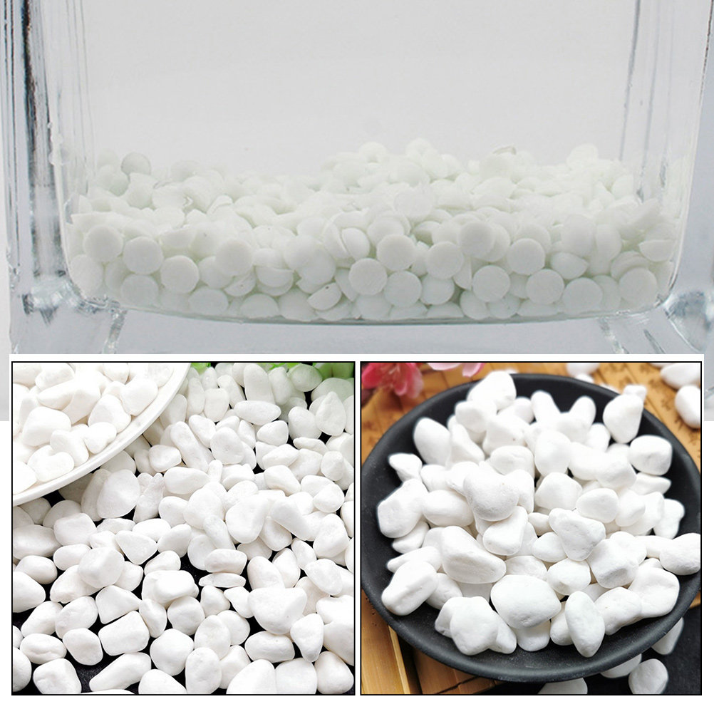 1Set White Decorative Stone Aq - Aquarium Plant Gravel ulasan dan harga