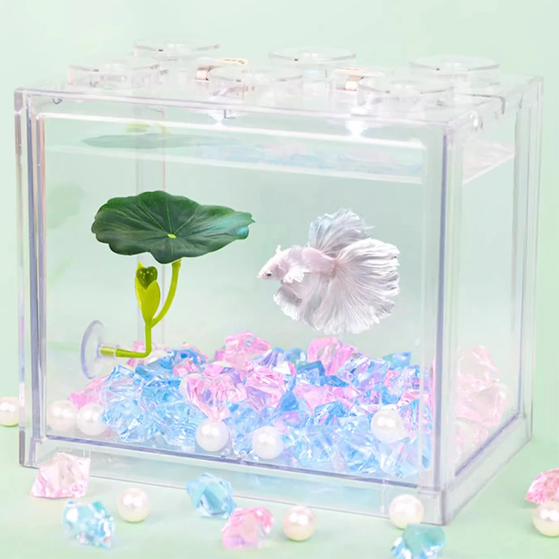 1 Pc Green Leaf Hammock For Be - Planted Aquarium For Betta ulasan dan harga
