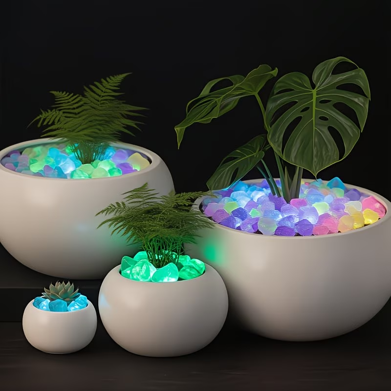 300PCS Luminous Pebble Set,0.9 - Aquarium Plant Delivery ulasan dan harga
