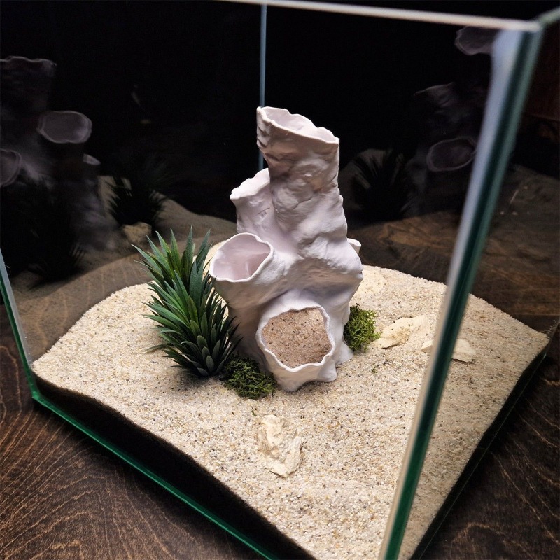 Hot Sale 3D Printed Coral Tunn - Planted Aquarium For Betta ulasan dan harga