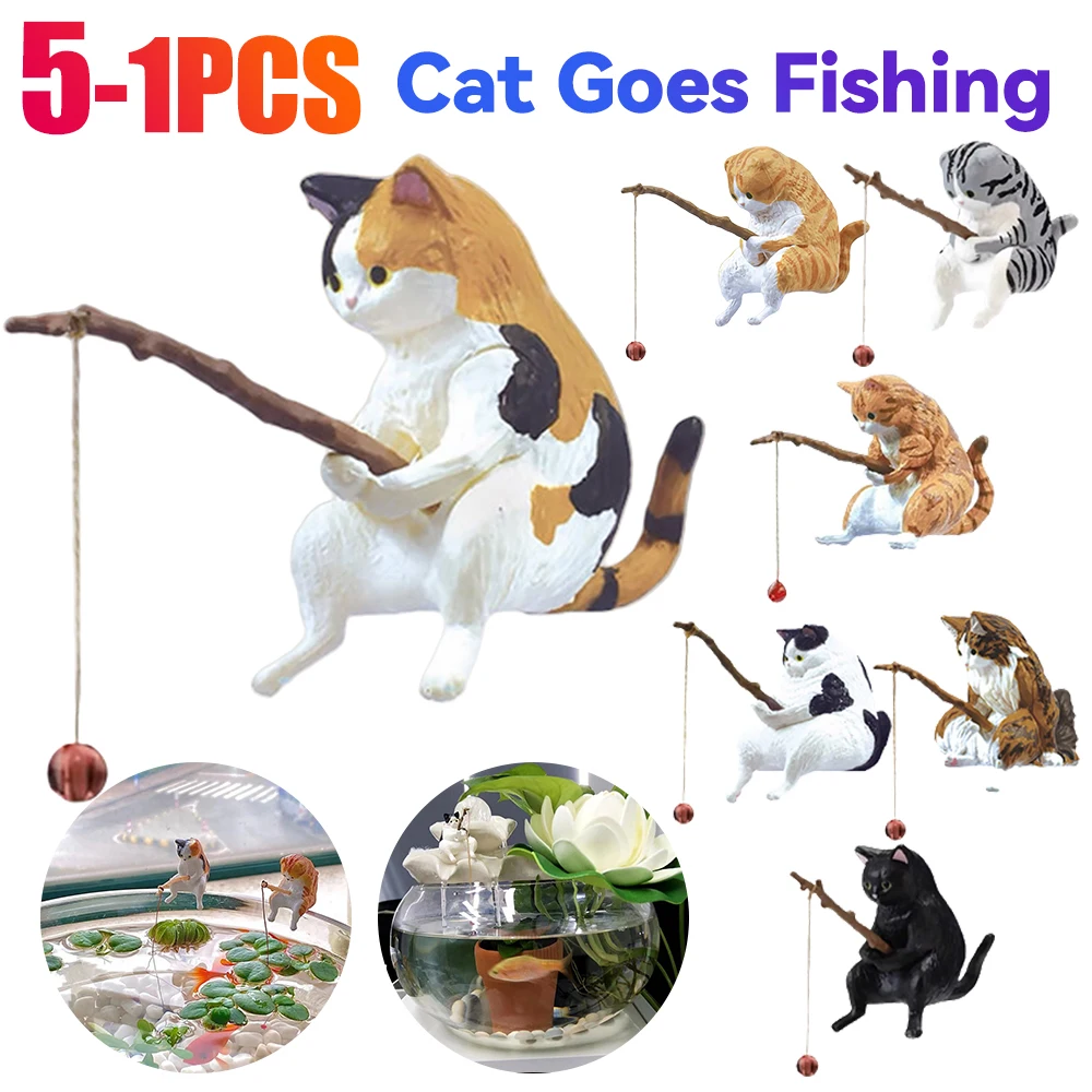 1-5PCS Fishing Cat Aquariums D - Aquarium Planting Ideas ulasan dan harga