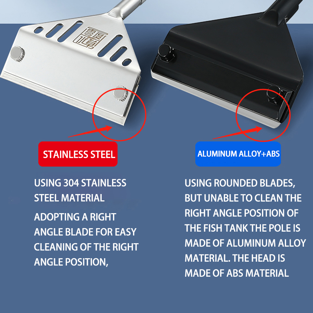 Aquarium Stainless Steel Fish  - Planted Aquarium Algae Remover ulasan dan harga