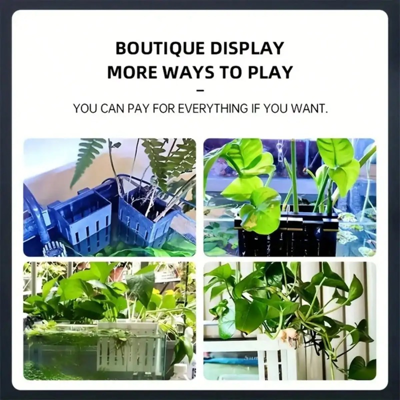 Aquarium Plant Holder Black Pl - Aquarium Plant Delivery ulasan dan harga