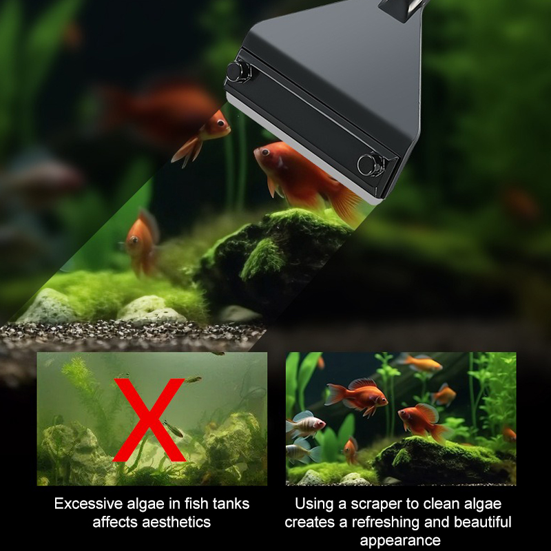 Aquarium Algae Remover Aluminu - Planted Aquarium Algae Remover ulasan dan harga