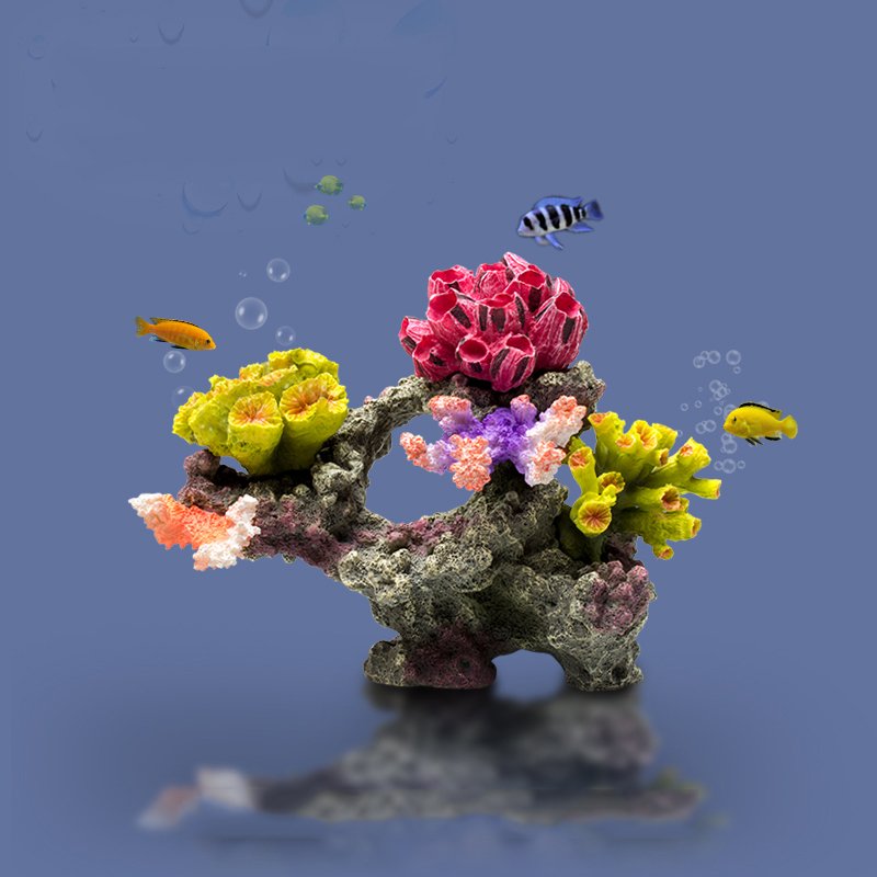 Betta Fishbowl Ornaments Large - Planted Aquarium For Betta ulasan dan harga