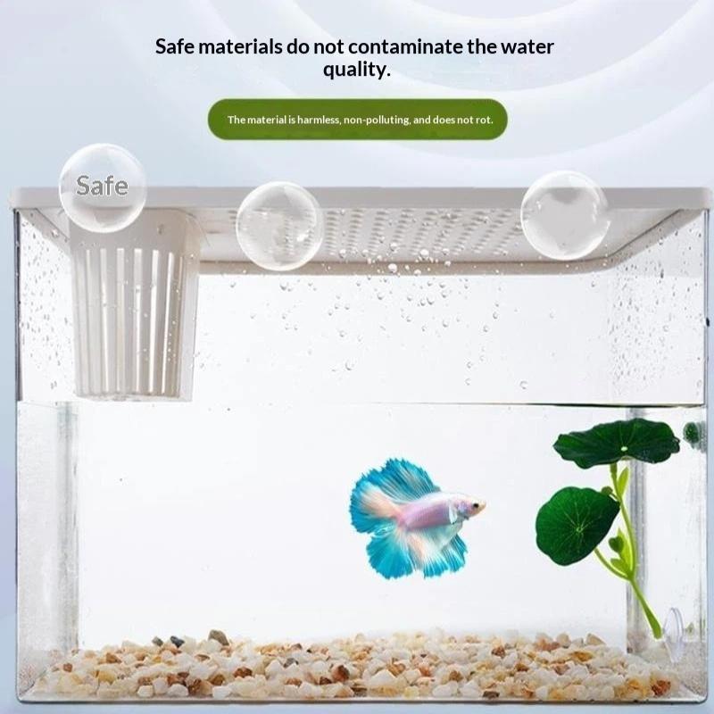 1Pc Green Leaf Betta Fish Hamm - Planted Aquarium For Betta ulasan dan harga