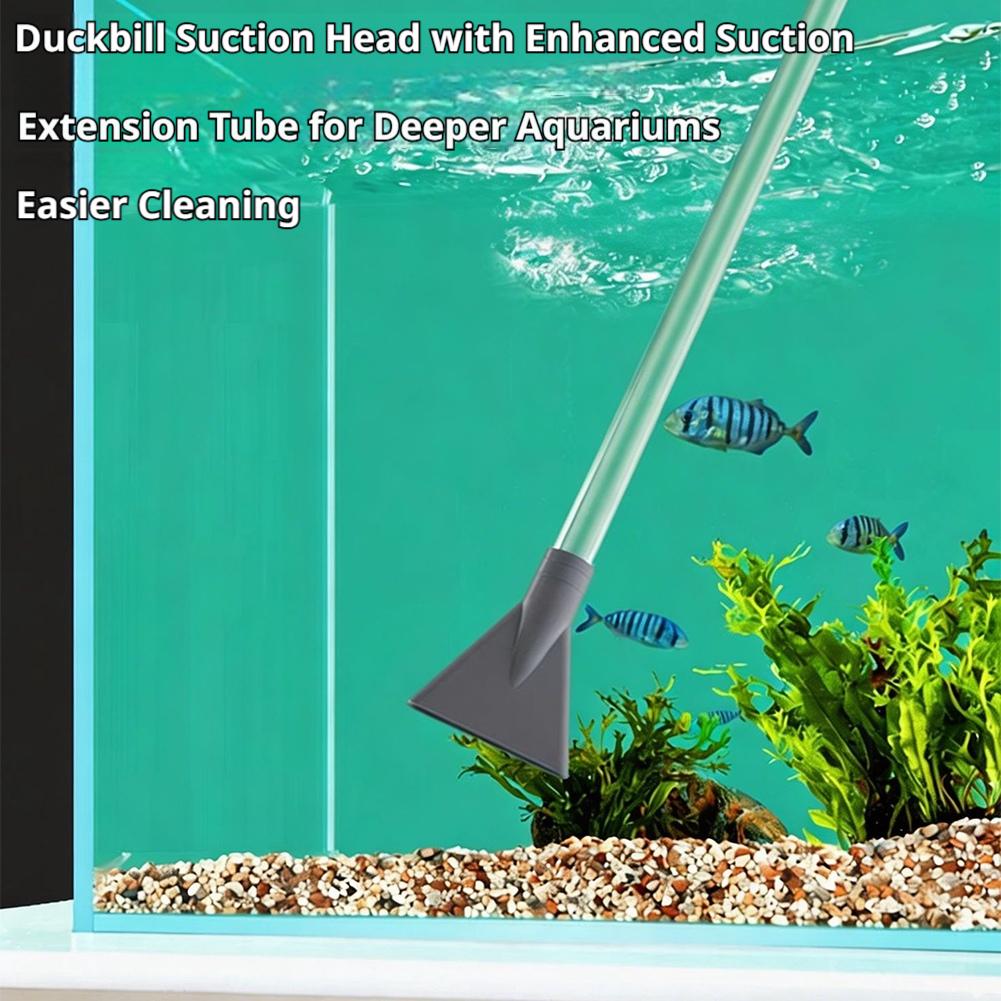 Manual Aquarium Siphon Fish Ta - Planted Aquarium Cleaning ulasan dan harga
