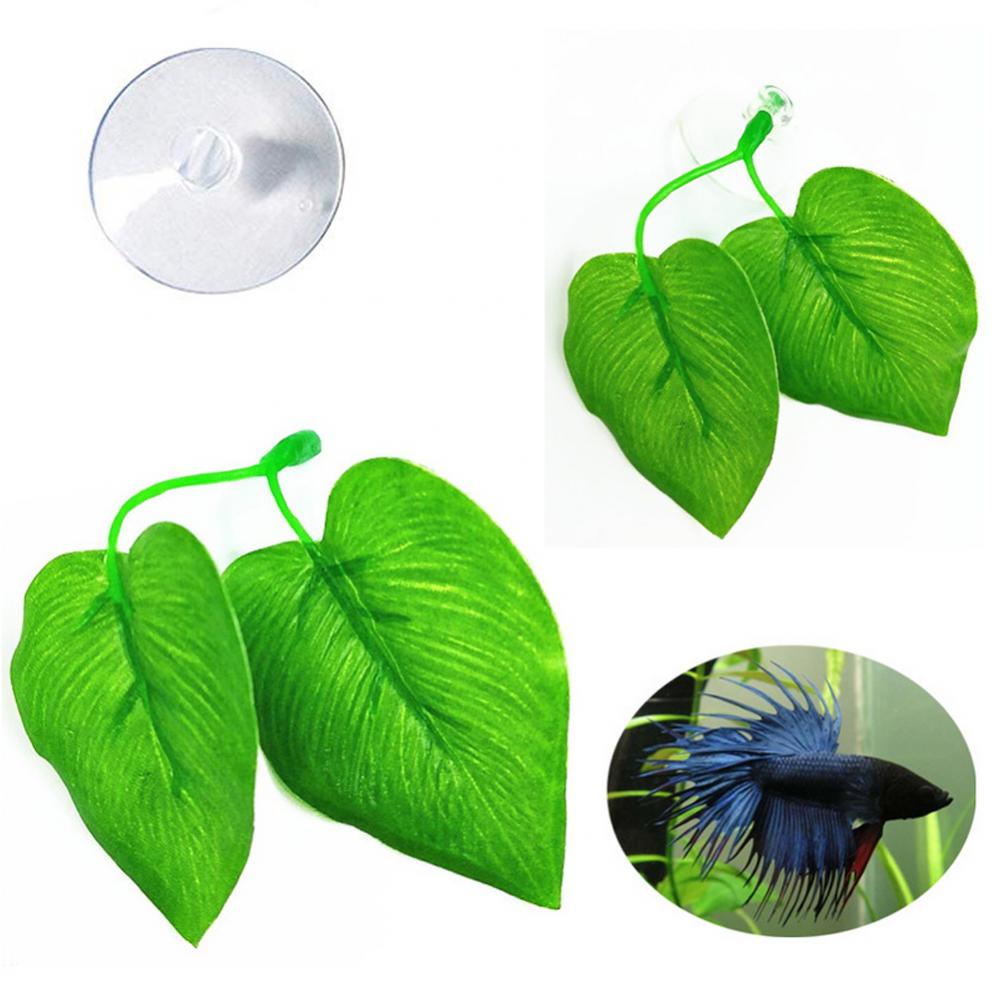 Artificial Plant Leaf Betta Ha - Planted Aquarium For Betta ulasan dan harga