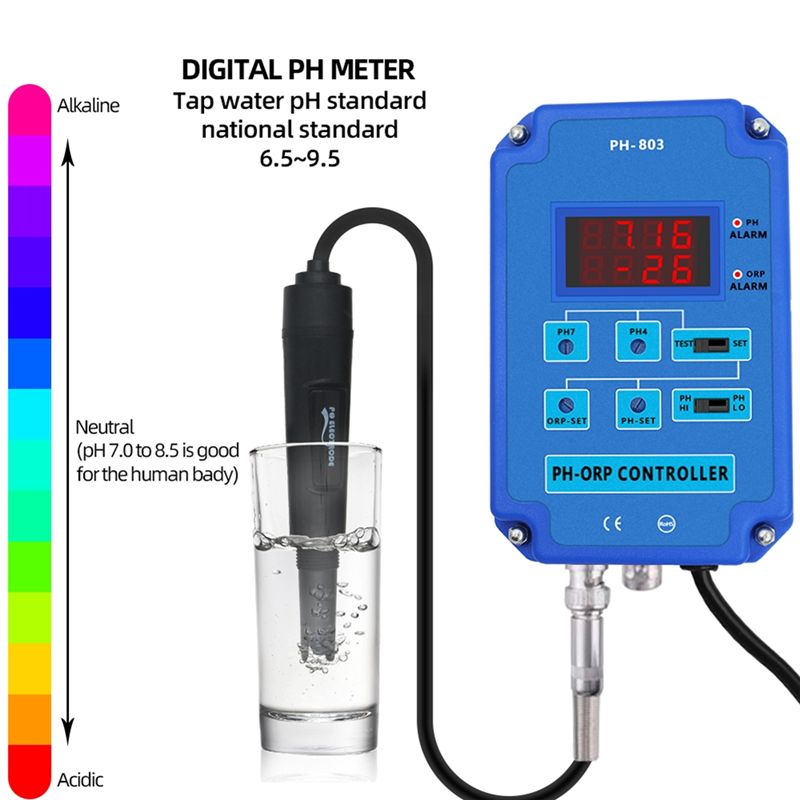 T22C Digital 2&1 PH ORP Monito - Planted Aquarium Ph ulasan dan harga