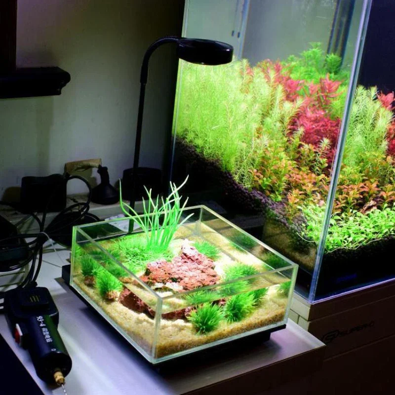 Mini LED Aquarium Light With B - Aquarium Plant Growth Light ulasan dan harga