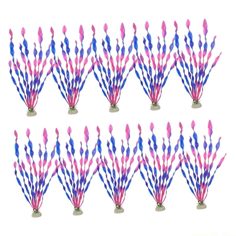 QX2E Set Of 10 Life Like Artif - Planted Aquarium Maintenance ulasan dan harga
