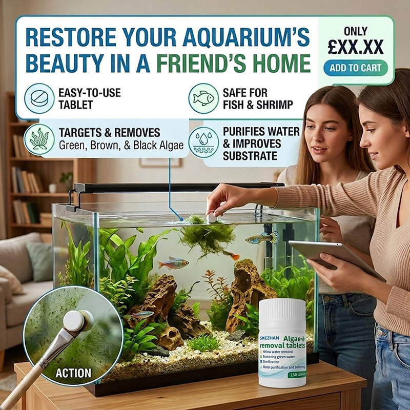 Fast Algae Remover Tablets Fis - Planted Aquarium Algae Remover ulasan dan harga
