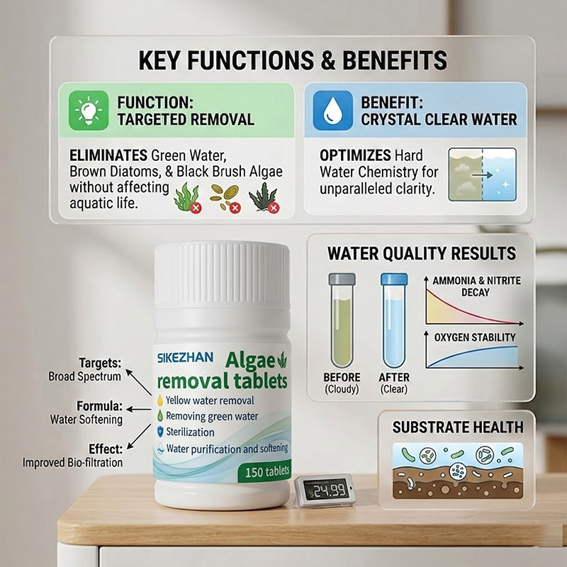 Fast Algae Remover Tablets Fis - Planted Aquarium Algae Remover ulasan dan harga