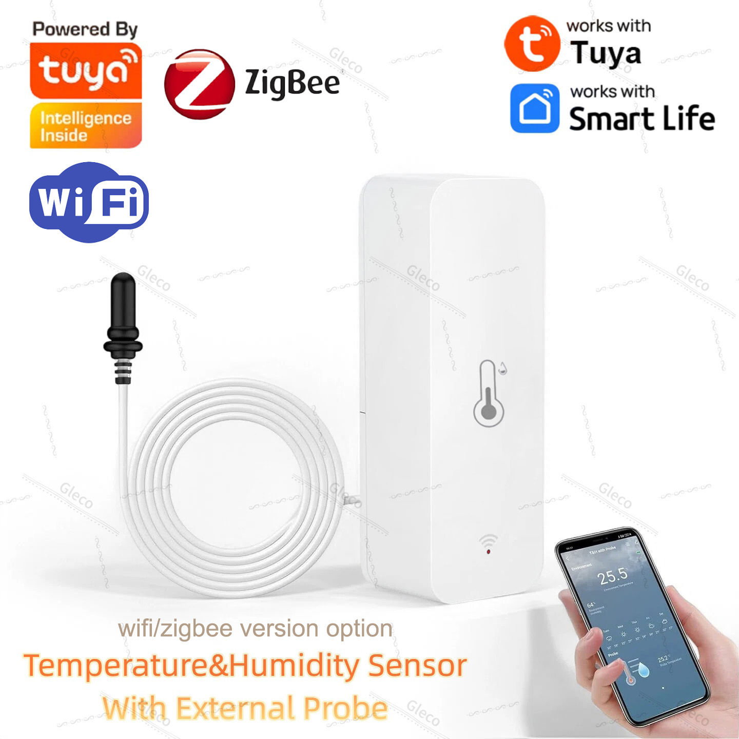 Tuya Wifi Zigbee Temperature a - Aquarium Plant Delivery ulasan dan harga