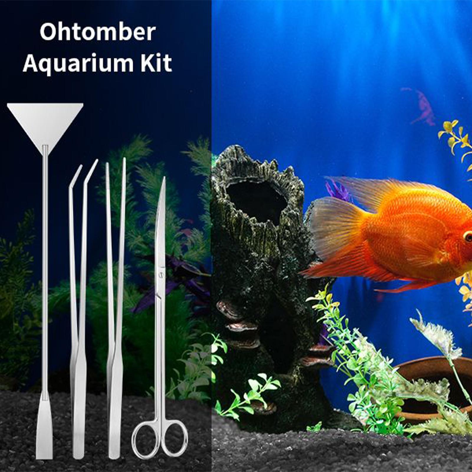 4pcs Aquarium Tool Kit Stainle - Planted Aquarium Tool Kit ulasan dan harga