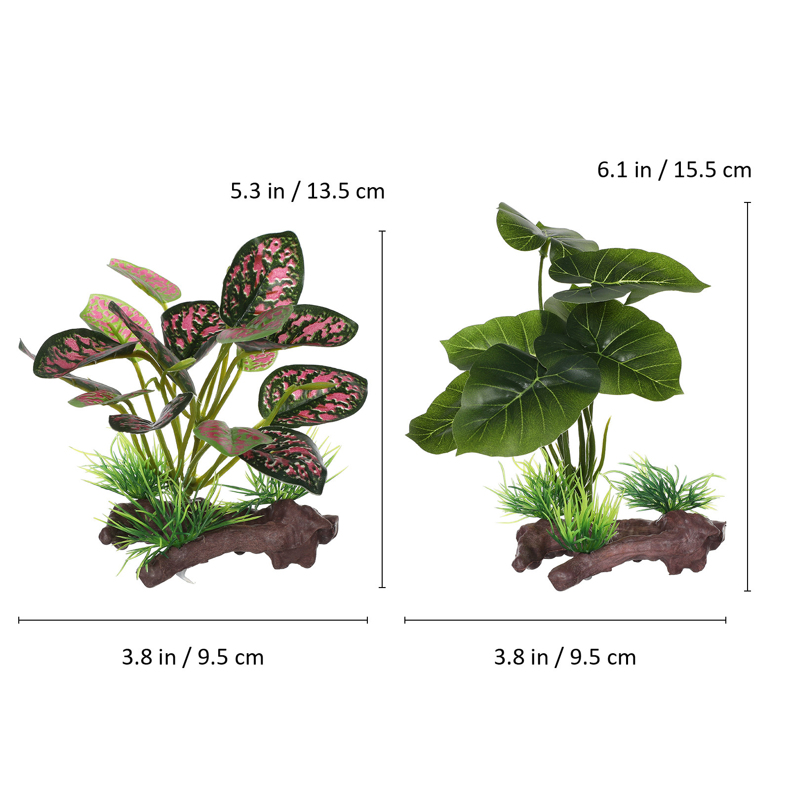 2Pcs High-Simulation Artificia - Planted Aquarium Maintenance ulasan dan harga
