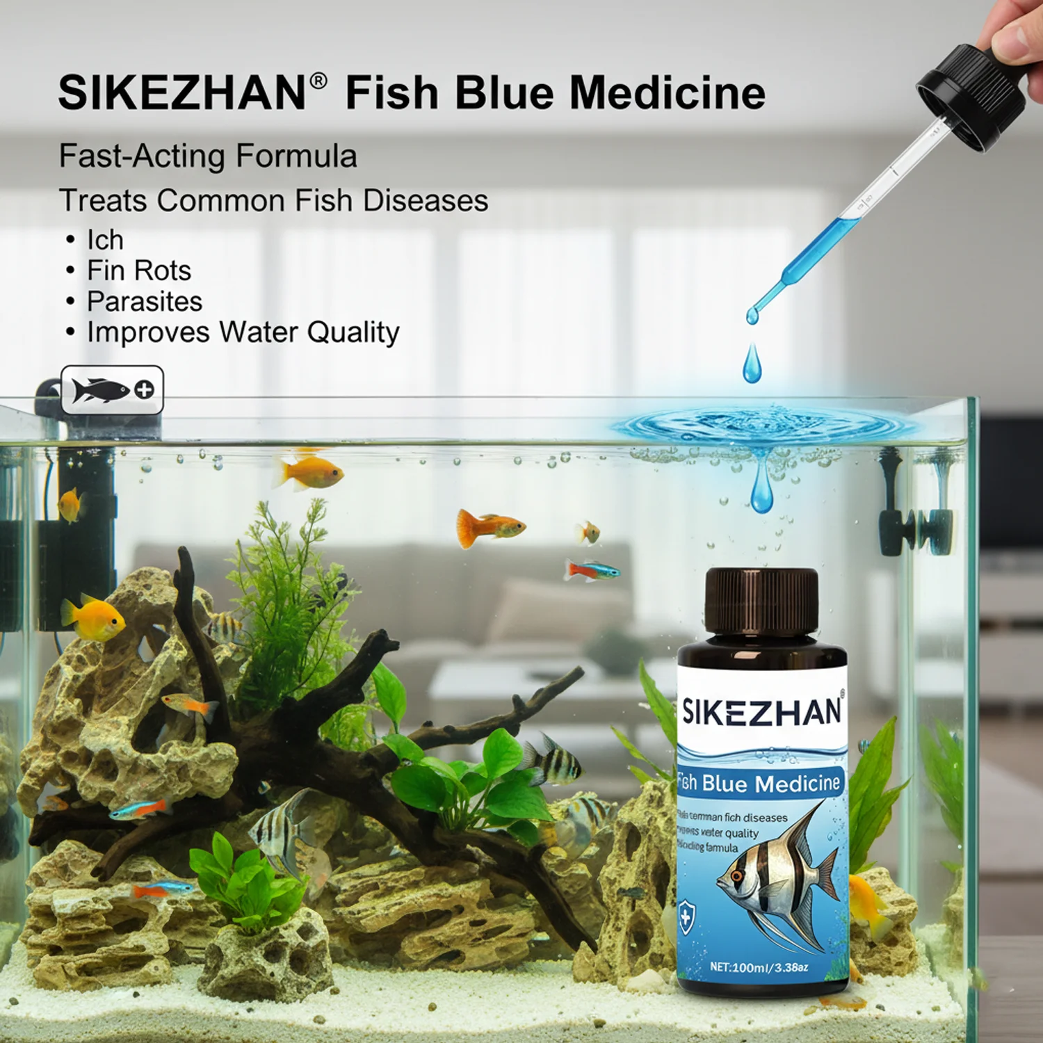 500ml Methylene Blue Solution  - Planted Aquarium Tool Kit ulasan dan harga