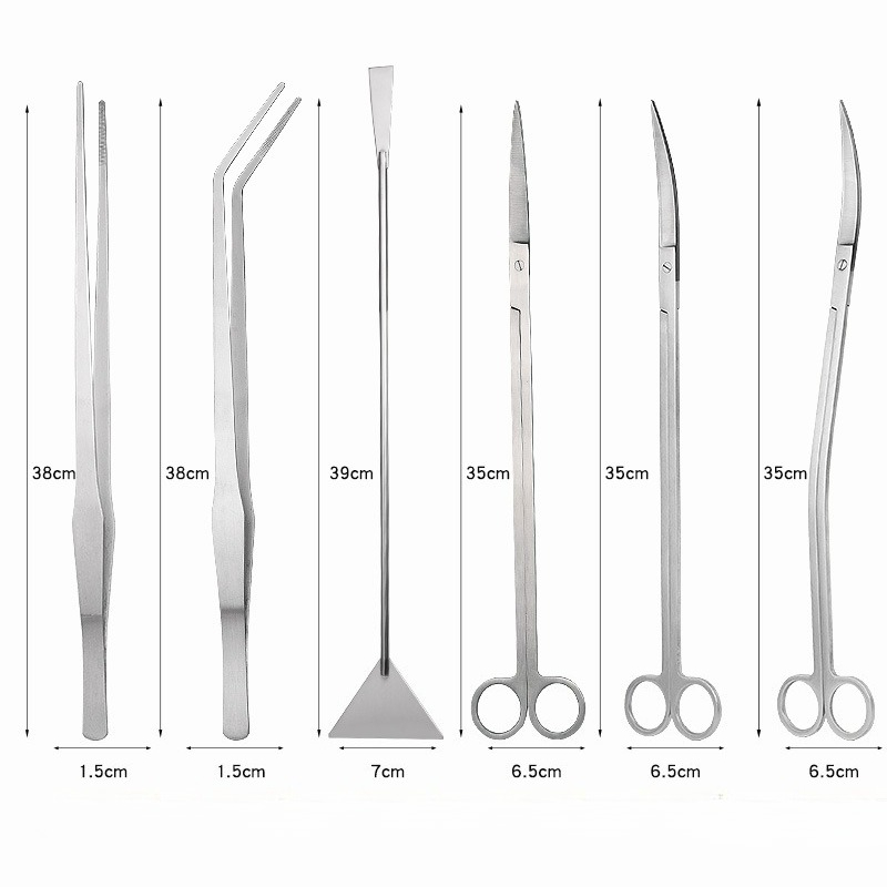 35cm/38cm Extended Aquatic Pla - Planted Aquarium Tool Kit ulasan dan harga