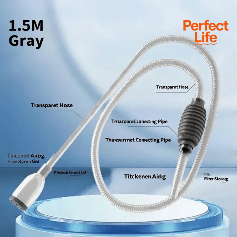 1.5m Aquarium Manual Water Cha - Planted Aquarium Cleaning ulasan dan harga