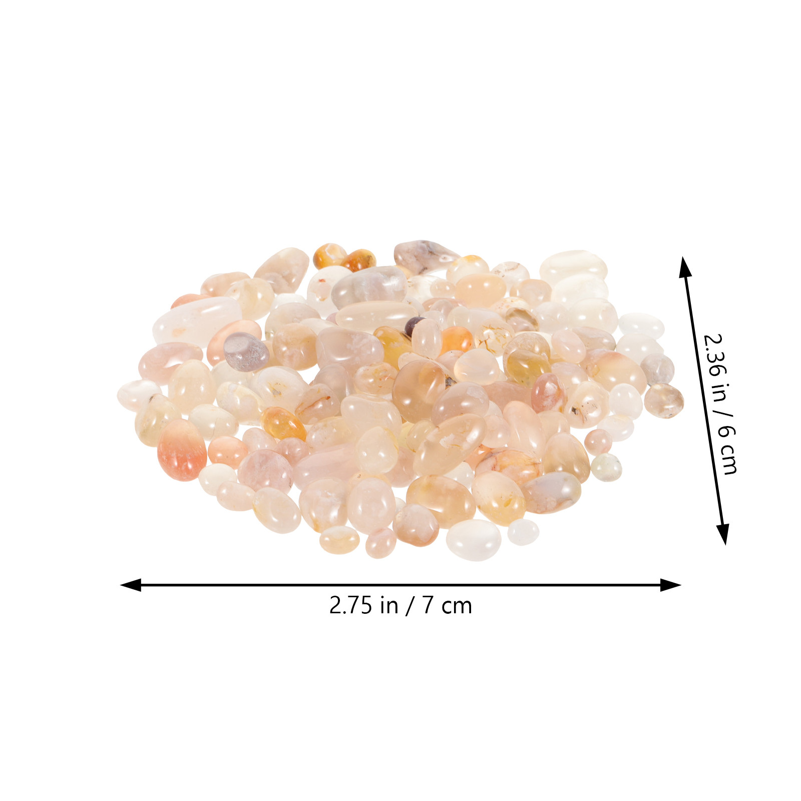 1Set Agate Aquarium Pebbles De - Aquarium Plant Gravel ulasan dan harga