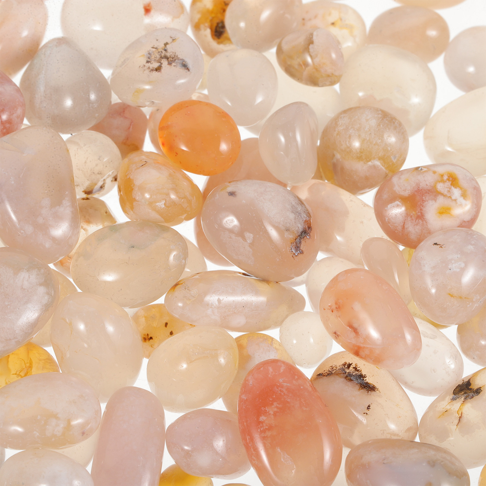1Set Agate Aquarium Pebbles De - Aquarium Plant Gravel ulasan dan harga