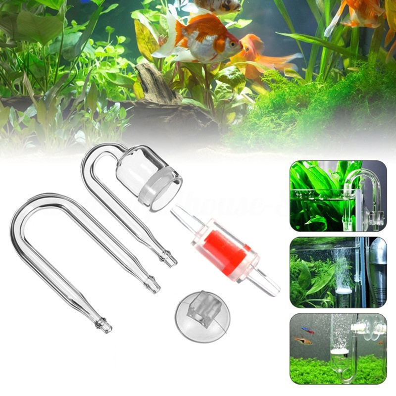 4pcs Set DIY CO2 Diffuser For  - Aquarium Planting Ideas ulasan dan harga
