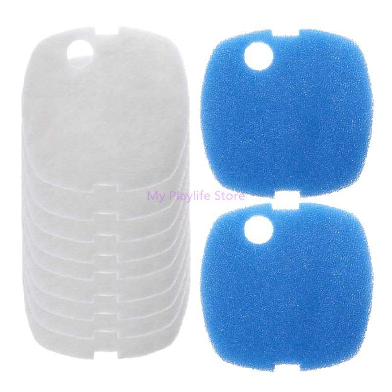 10pcs Aquarium Filter Pads Spo - Aquarium Planted Filter ulasan dan harga