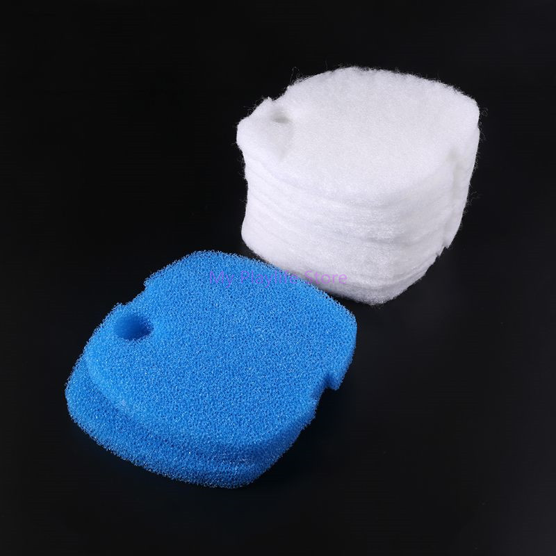 10pcs Aquarium Filter Pads Spo - Aquarium Planted Filter ulasan dan harga